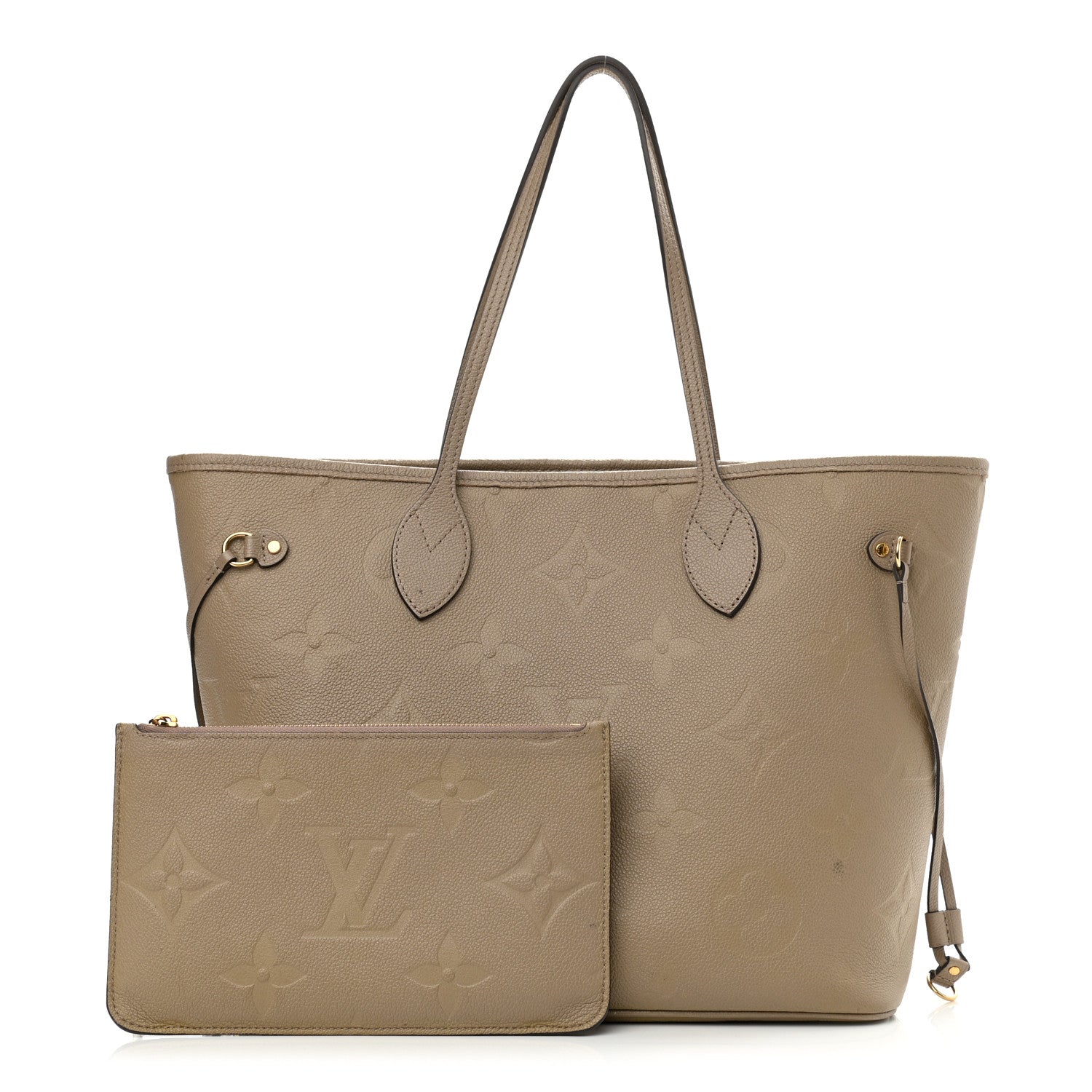 Louis Vuitton Empreinte Monogram Giant Neverfull MM Tourterelle 1 of 20
