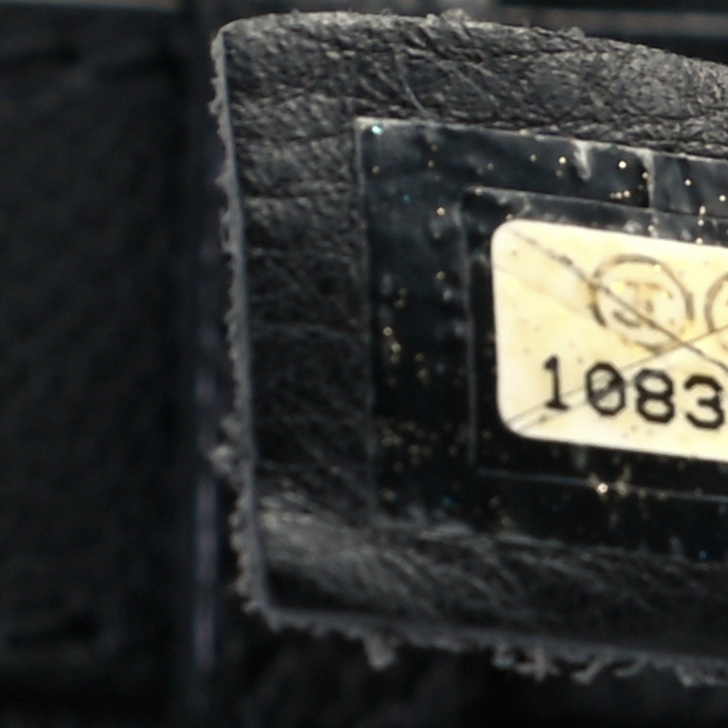 Caviar Stitched Large Outdoor Hobo Black