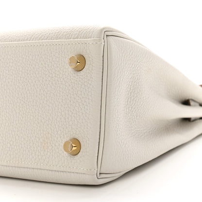 Hermes Togo Kelly Retourne 25 Gris Pale 9 of 11