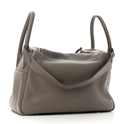 Hermes Taurillon Clemence Lindy 30 Etain 3 of 11