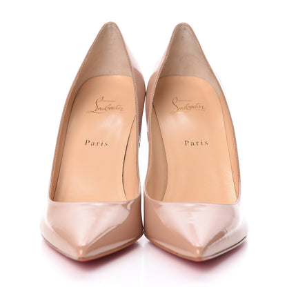 Christian Louboutin Patent Decollete 554 100 Pumps 42 Nude 2 of 9