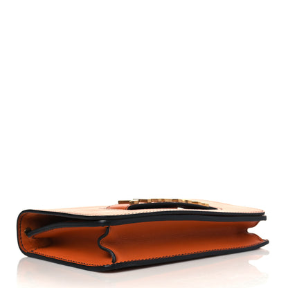 Christian Dior Calfskin J'Adior Chain Flap Bag Orange 4 of 9