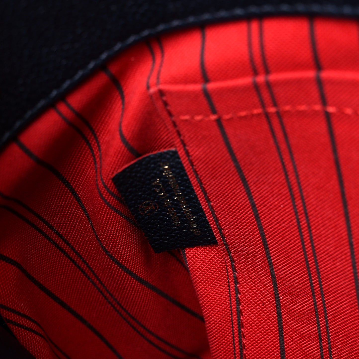 Empreinte Montaigne MM Marine Rouge