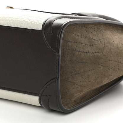Celine Bullhide Calfskin Nano Tri-Color Luggage White 9 of 9