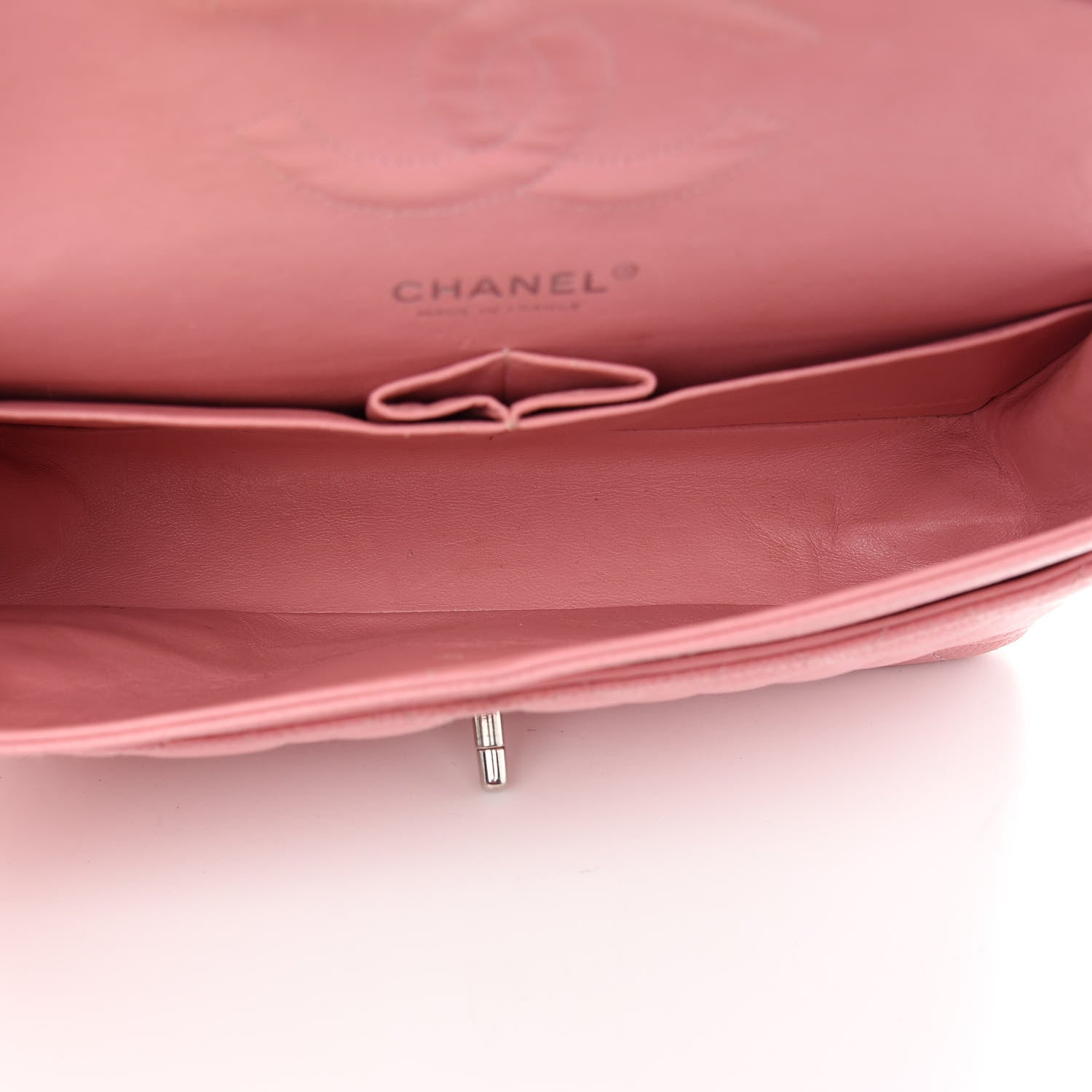 Chanel Caviar Quilted Medium Double Flap Pink 5 of 9