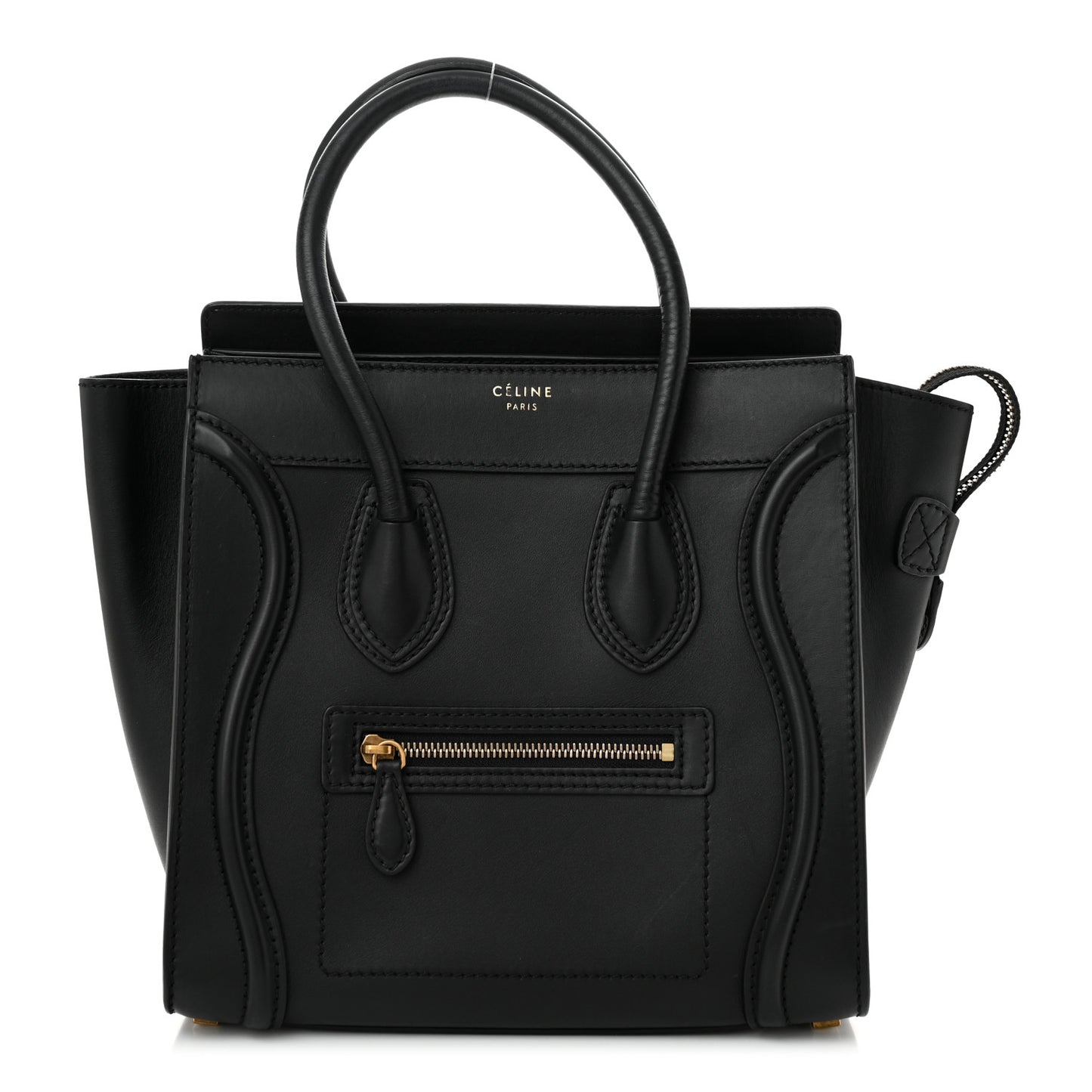 Smooth Calfskin Micro Luggage Black