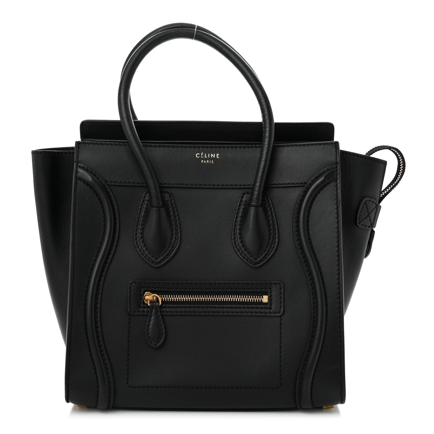 Celine Smooth Calfskin Micro Luggage Black 1 of 11