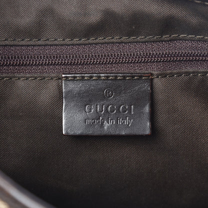 Gucci Monogram Web Jackie O Hobo Dark Brown 6 of 13
