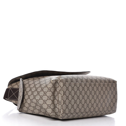 Gucci GG Plus Monogram Messenger Diaper Bag Dark Brown 6 of 12