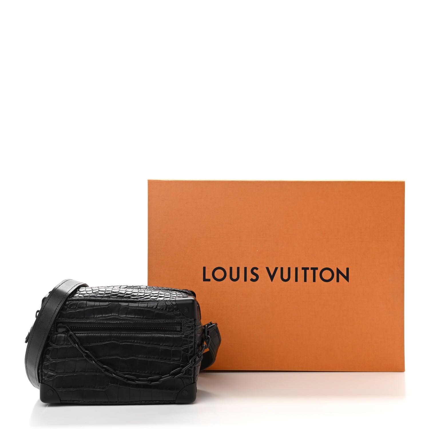 Louis Vuitton Alligator Mini Soft Trunk Black 9 of 9