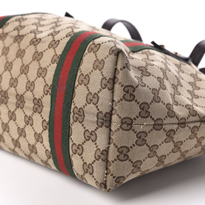 Gucci Monogram Medium Jolicoeur Tote Dark Brown 8 of 8