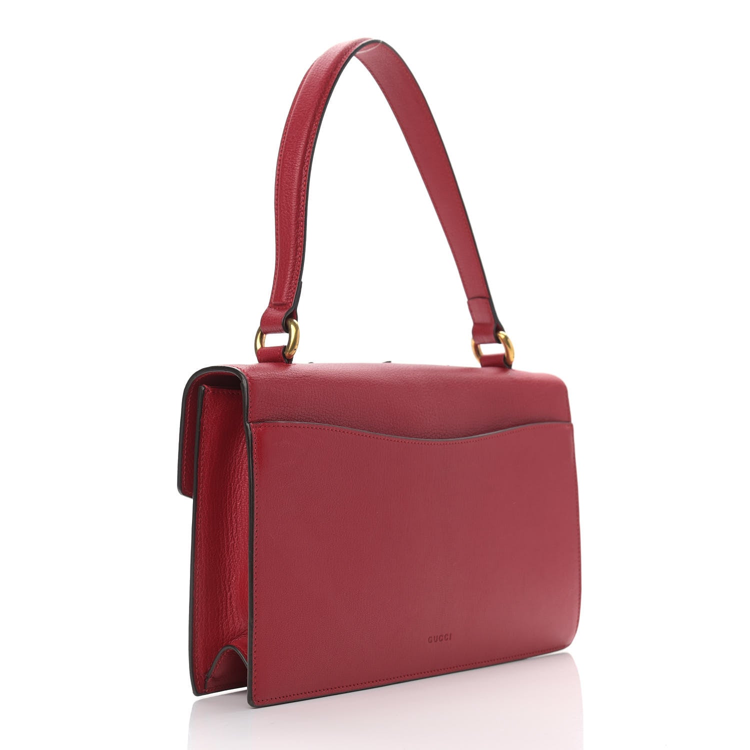 Gucci Calfskin Osiride Future Top Handle Bag Red 3 of 12