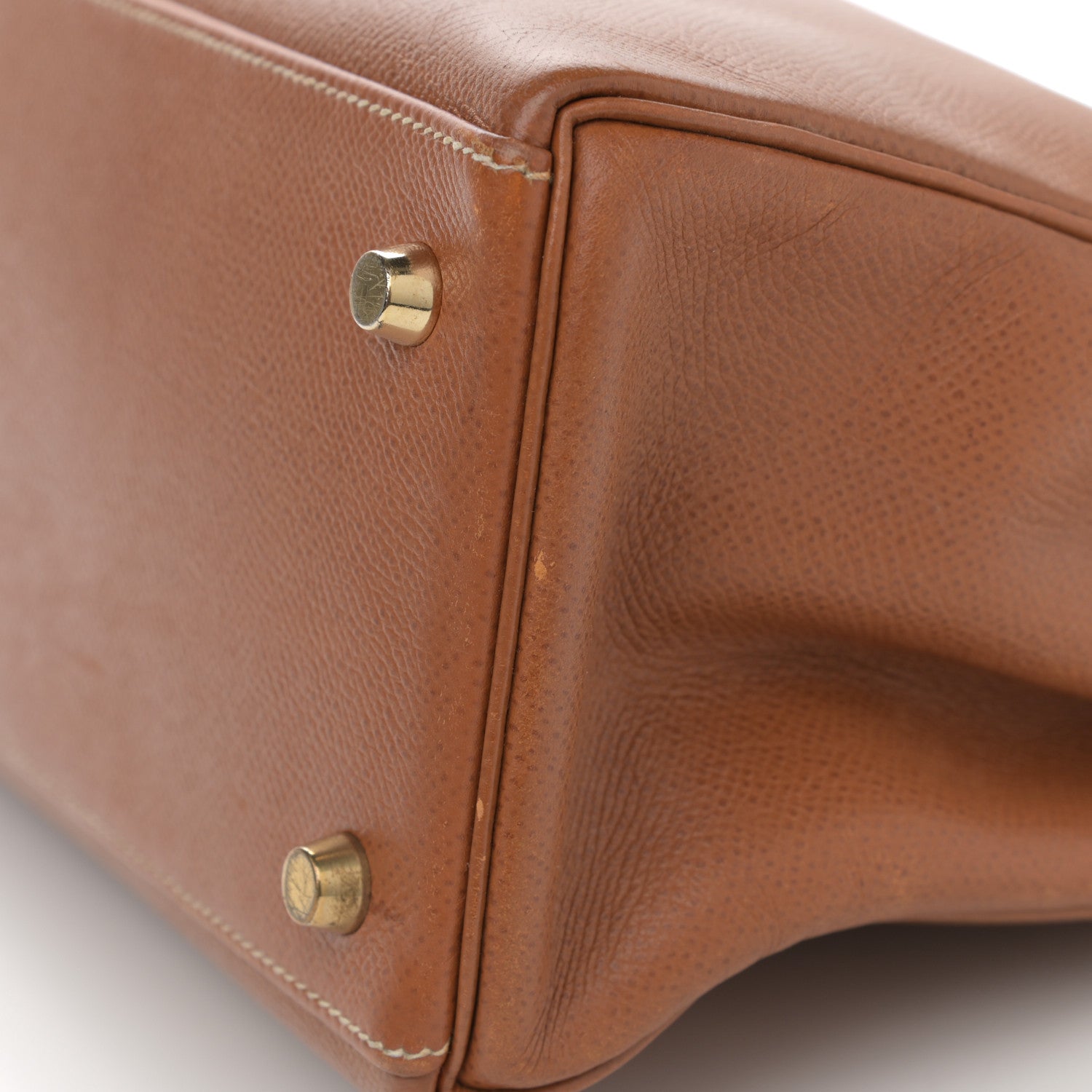 Hermes Courchevel Kelly Retourne 28 Gold 20 of 22