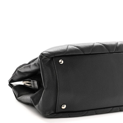 Chanel Soft Caviar Quilted CC Timeless Tote Black 9 of 10