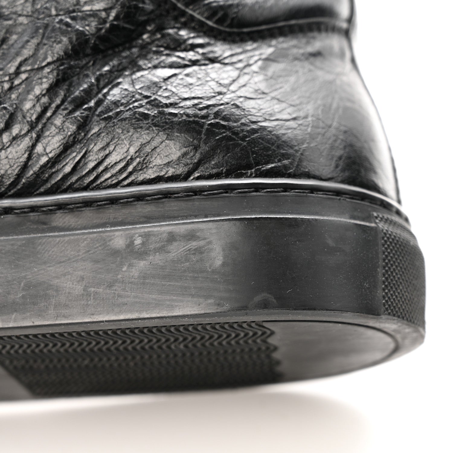 Balenciaga Agneau Arena Opaque Womens High Top Sneakers 41 Black 12 of 12