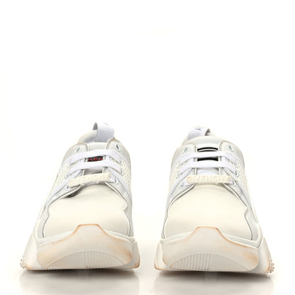 Givenchy Neoprene Suede Mesh Baisse Jaw Low Sneakers 37 White 2 of 10