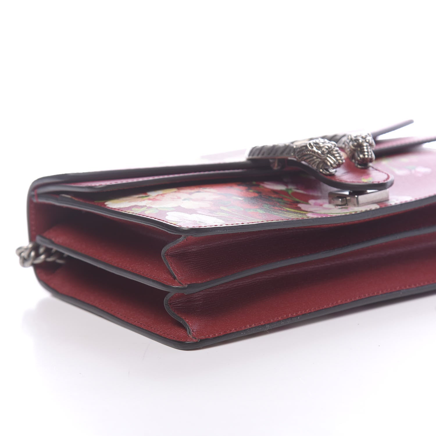 Gucci Calfskin Blooms Print Small Dionysus Shoulder Bag Romantic Cherry Multicolor 8 of 10
