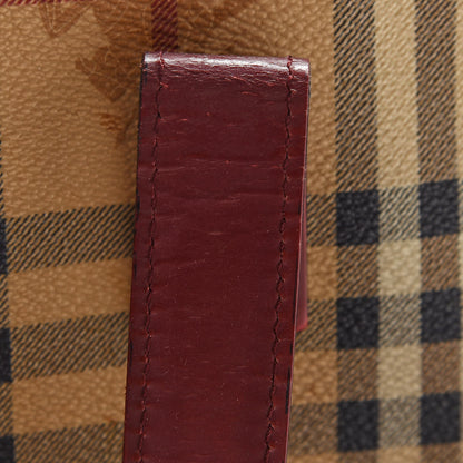 Burberry Haymarket Check Tote Red 11 of 13