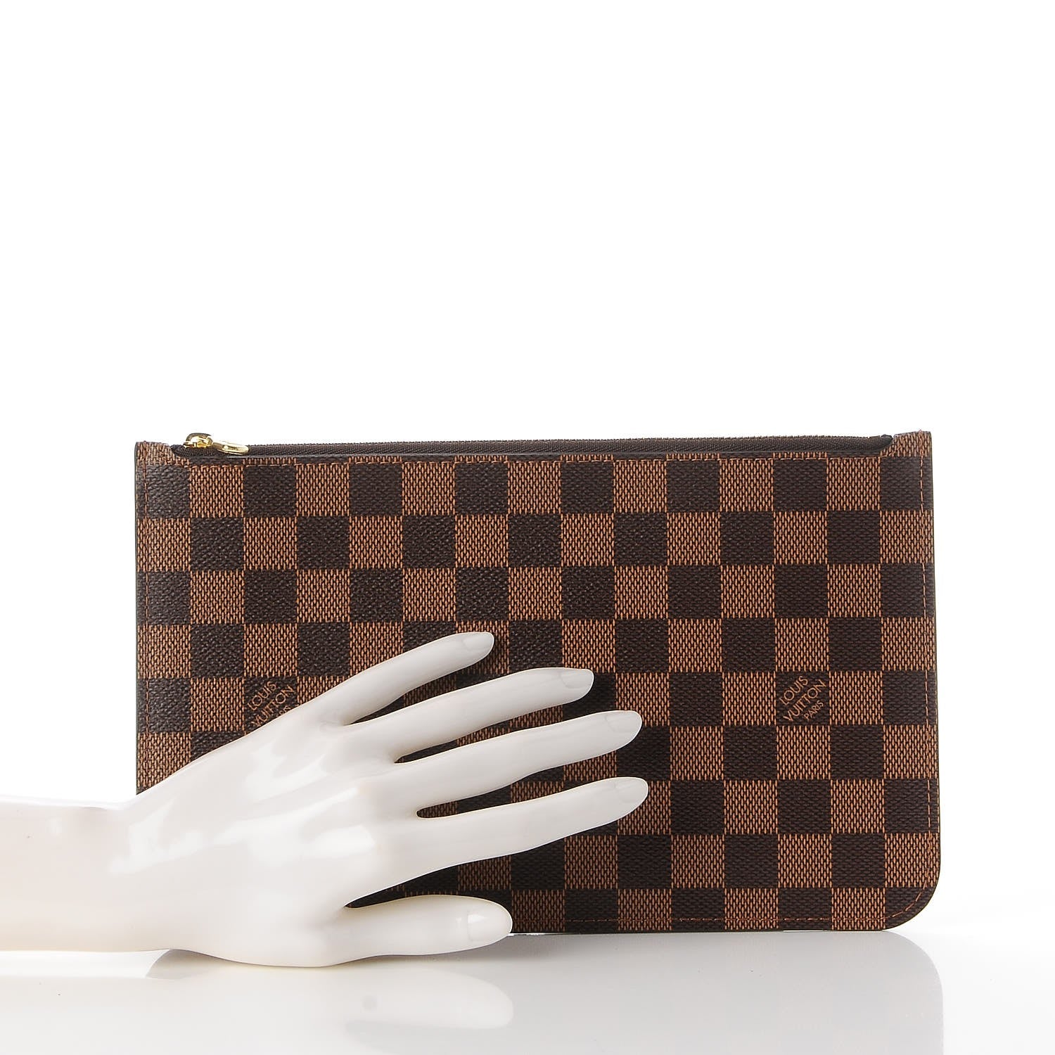Louis Vuitton Damier Ebene Neverfull MM GM Pochette 2 of 8