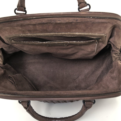 Bottega Veneta Nappa Intrecciato New Bond Satchel Ebano 4 of 11
