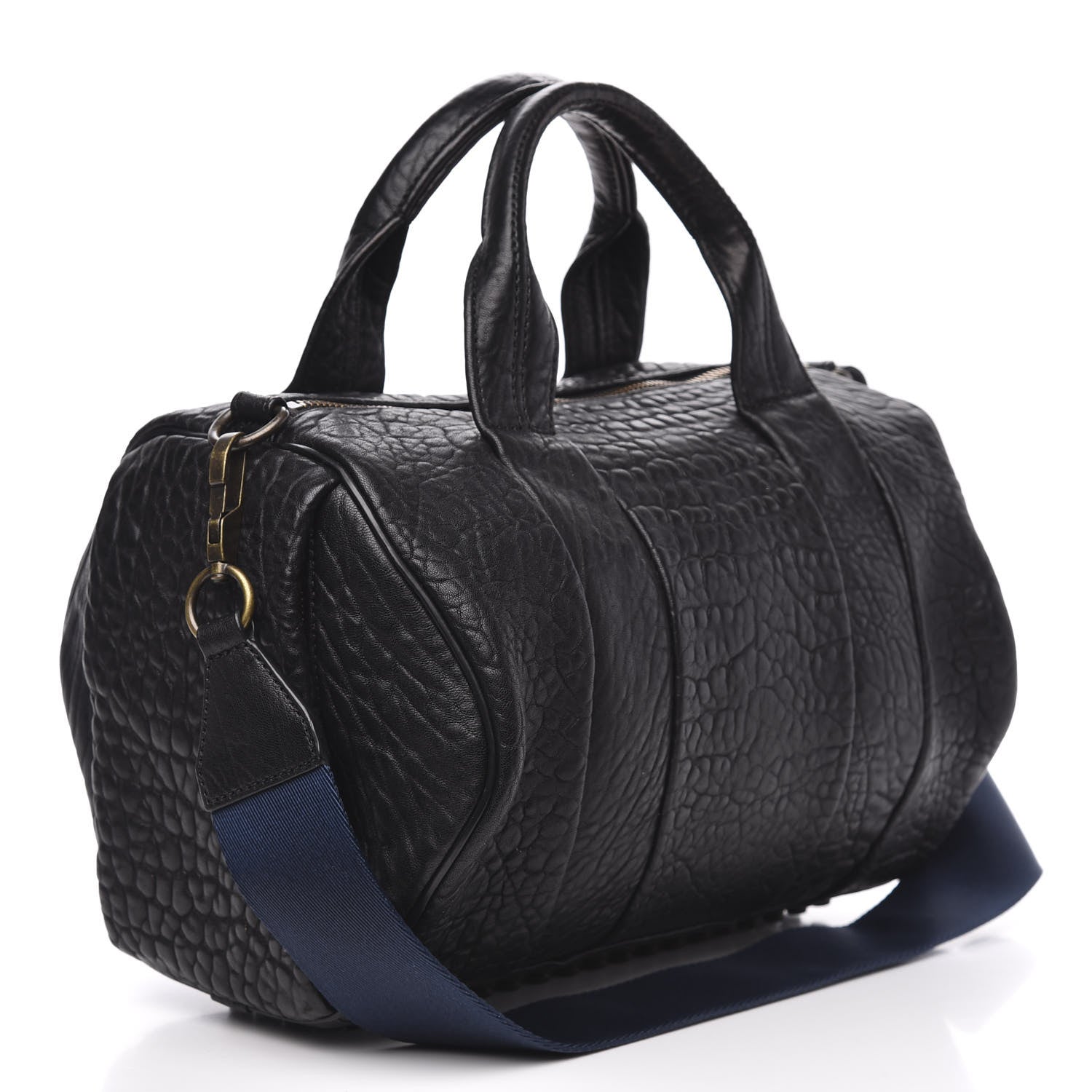 Alexander Wang Pebbled Lambskin Rocco Black Nickel Hardware 3 of 10
