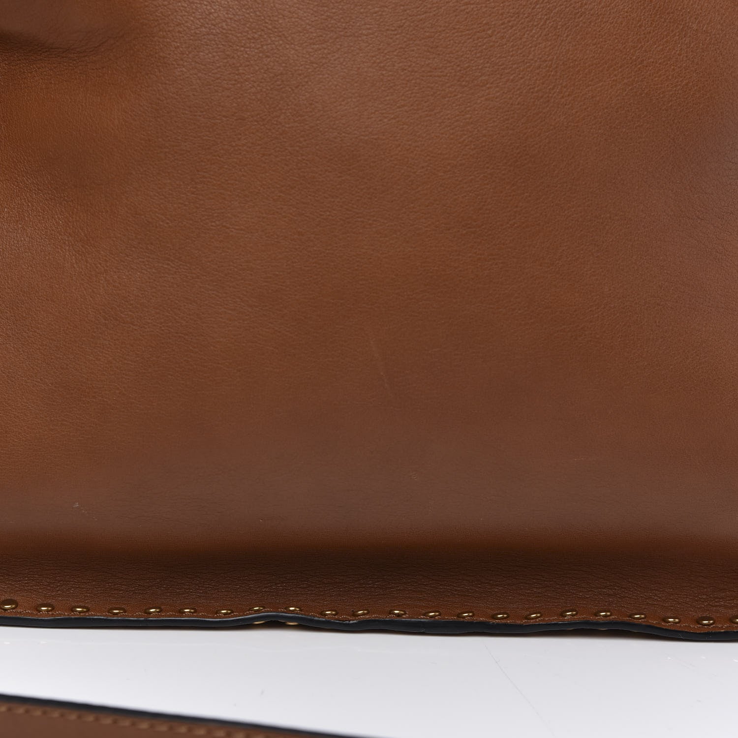 Chloe Calfskin Braided Medium Marcie Satchel Caramel 15 of 16