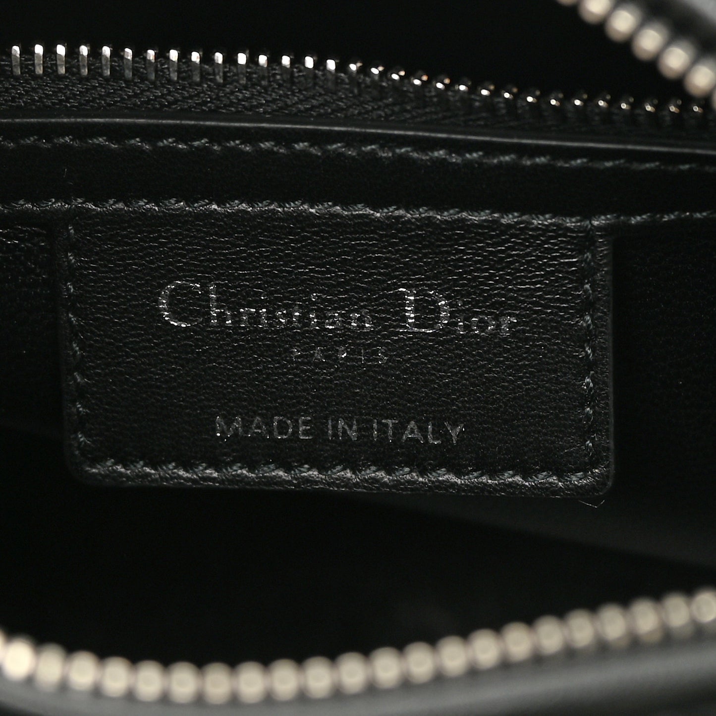 Sequin Medium Lady Dior Black Multicolor