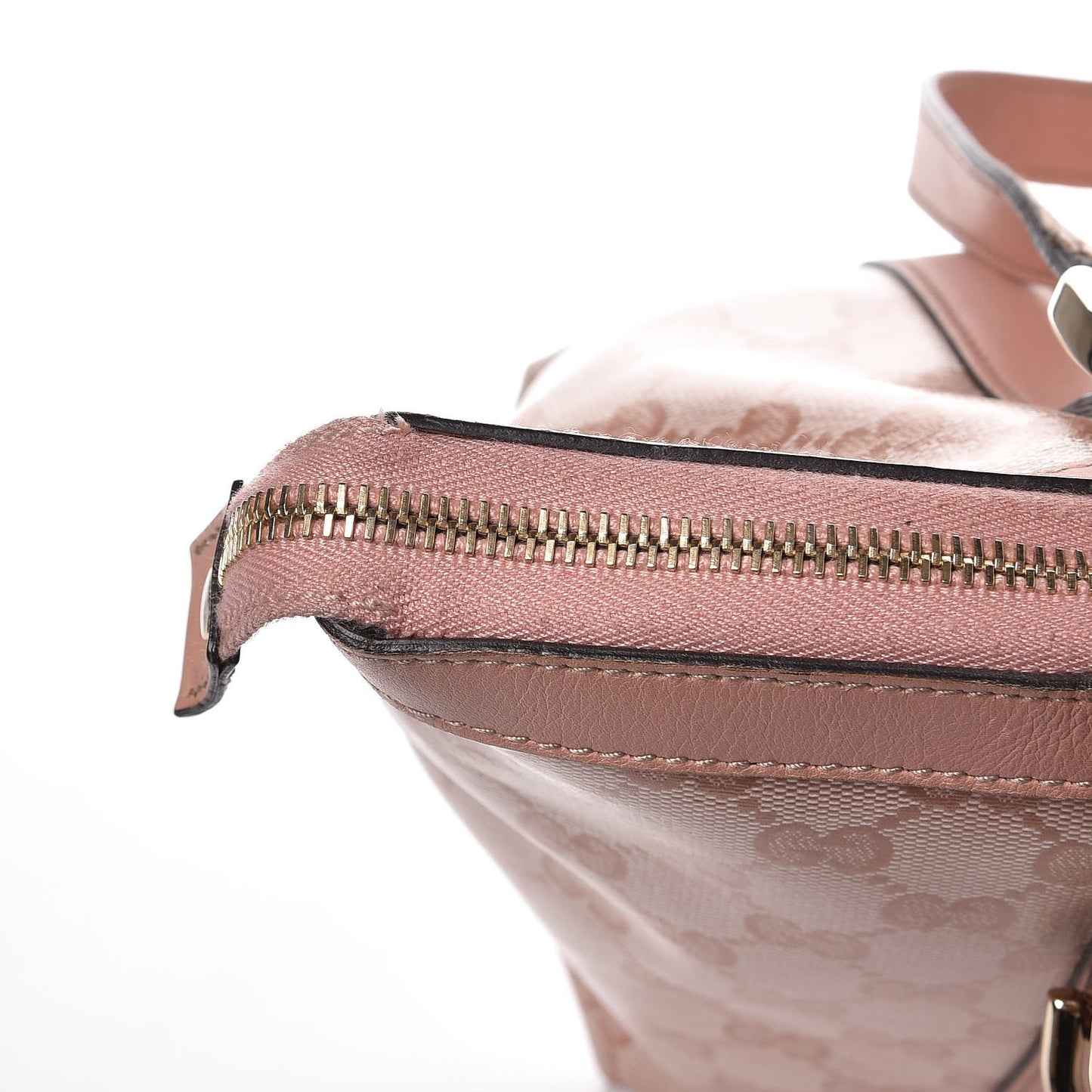Crystal Monogram Medium Abbey Tote Blush