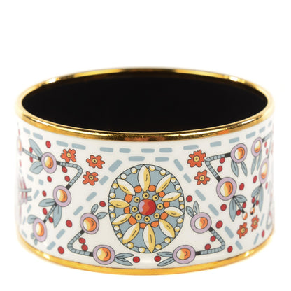 Hermes Enamel Printed Extra Wide Bracelet 65 1 of 6