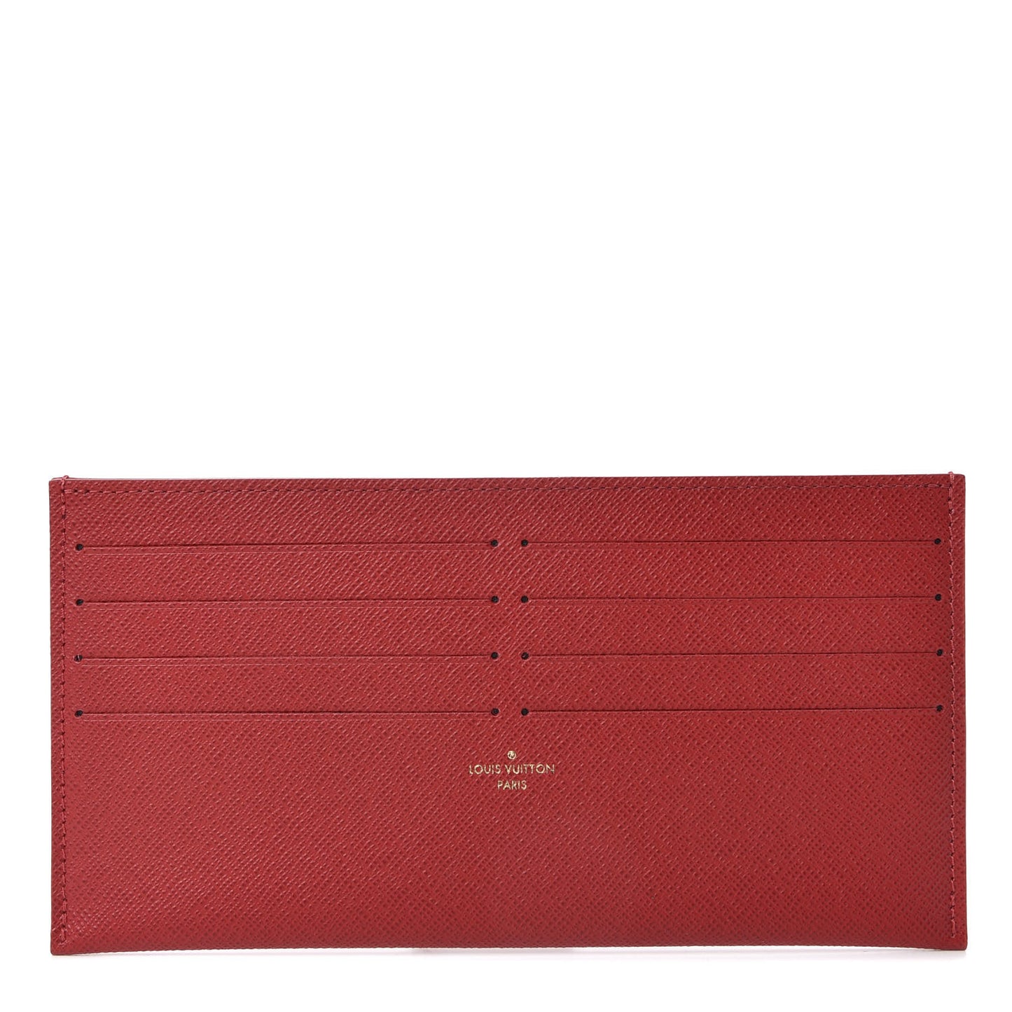Calfskin Felicie Card Holder Insert Cherry