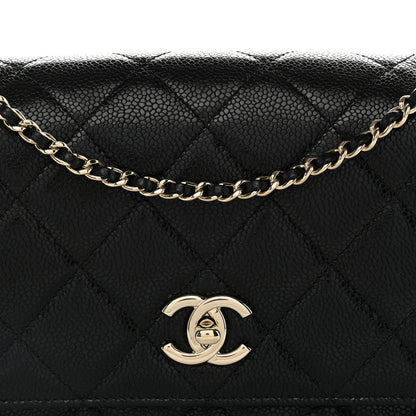 Chanel Caviar Quilted Single Flap Black 8 of 11
