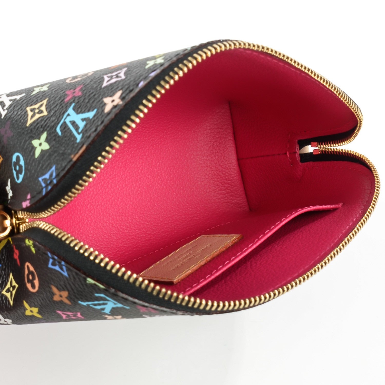 Louis Vuitton Monogram Multicolor Cosmetic Pouch Black Grenade 5 of 7