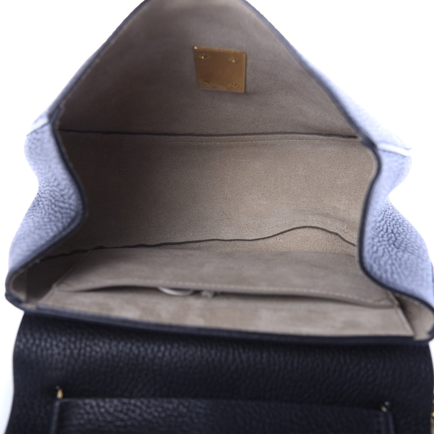 Grained Lambskin Drew Shoulder Bag Black