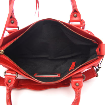 Balenciaga Agneau Classic Hardware First Rouge Coquelicot 5 of 11