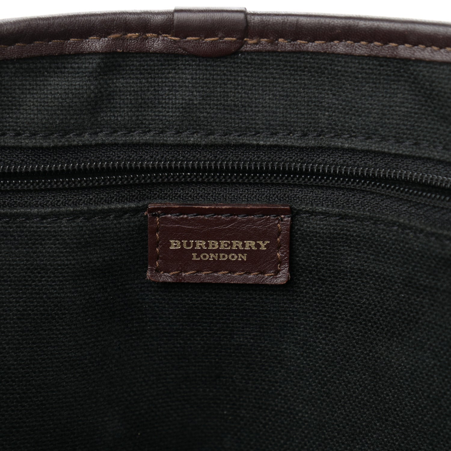 Burberry Haymarket Check Buckle Satchel Chocolate 5 of 13