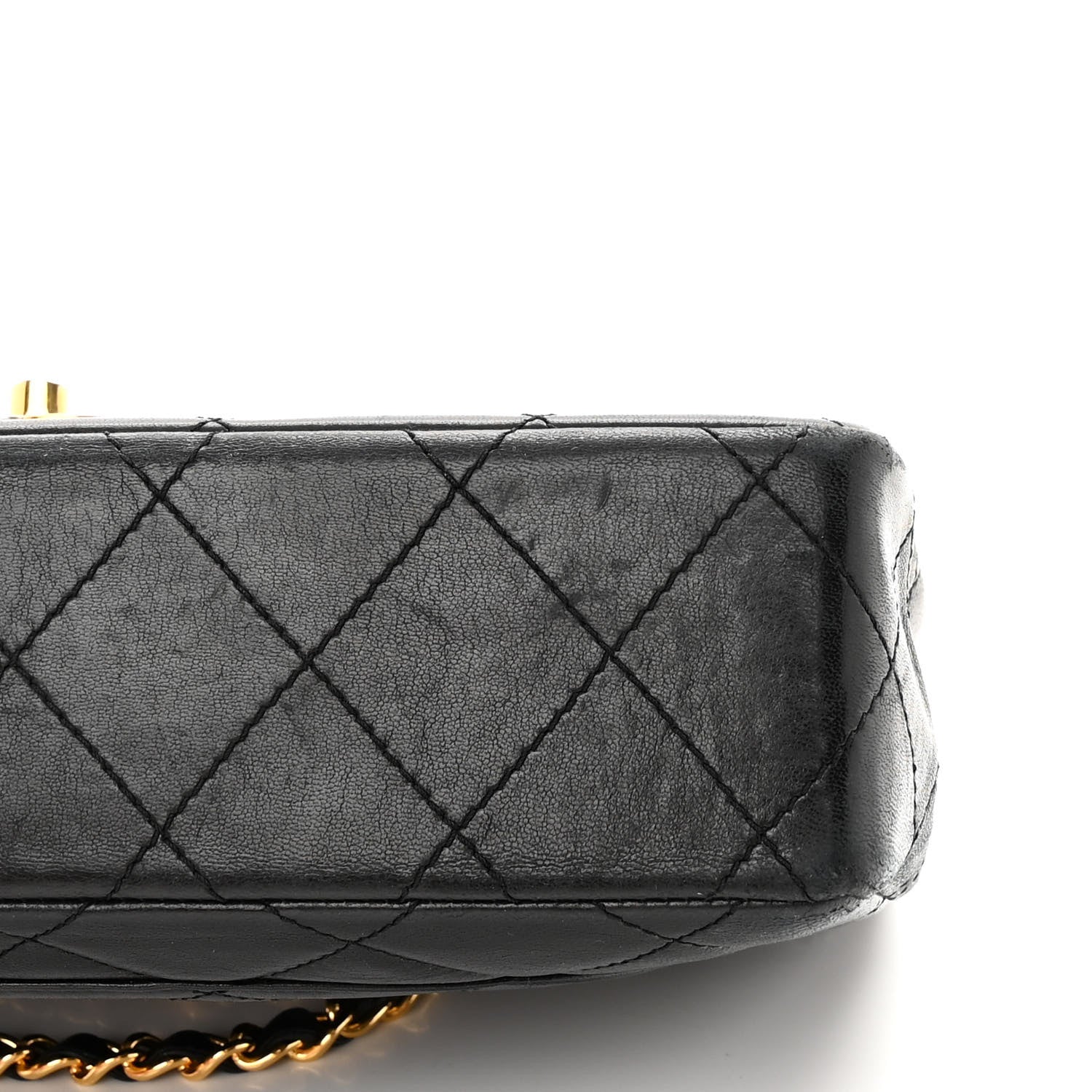 Chanel Lambskin Quilted Medium Single Flap Black 17 of 20