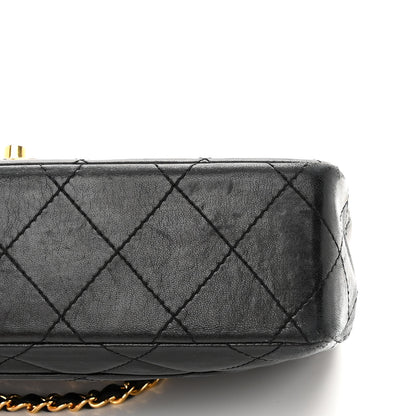 Chanel Lambskin Quilted Medium Single Flap Black 17 of 20