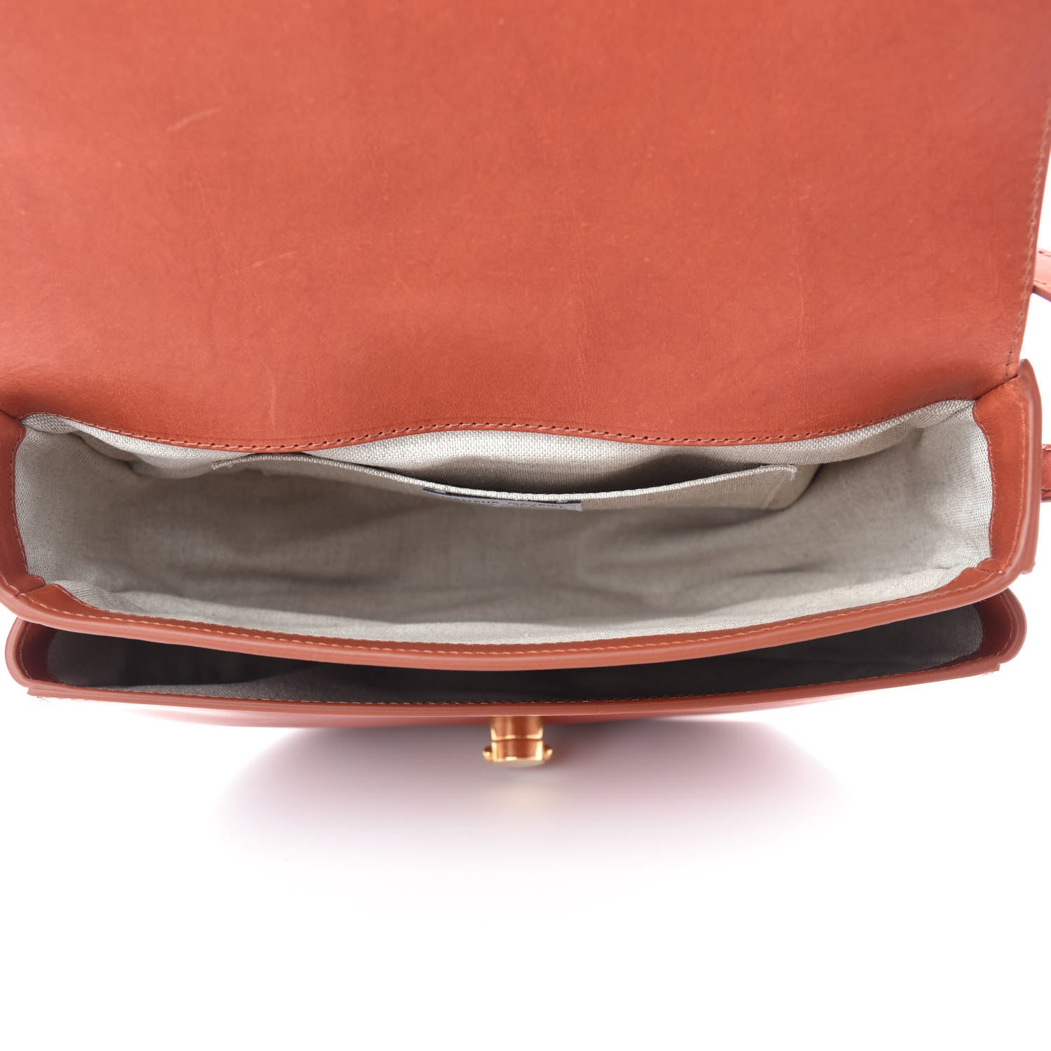 Mansur Gavriel Vegetable Tanned Saddle Crossbody Bag Brandy 5 of 10
