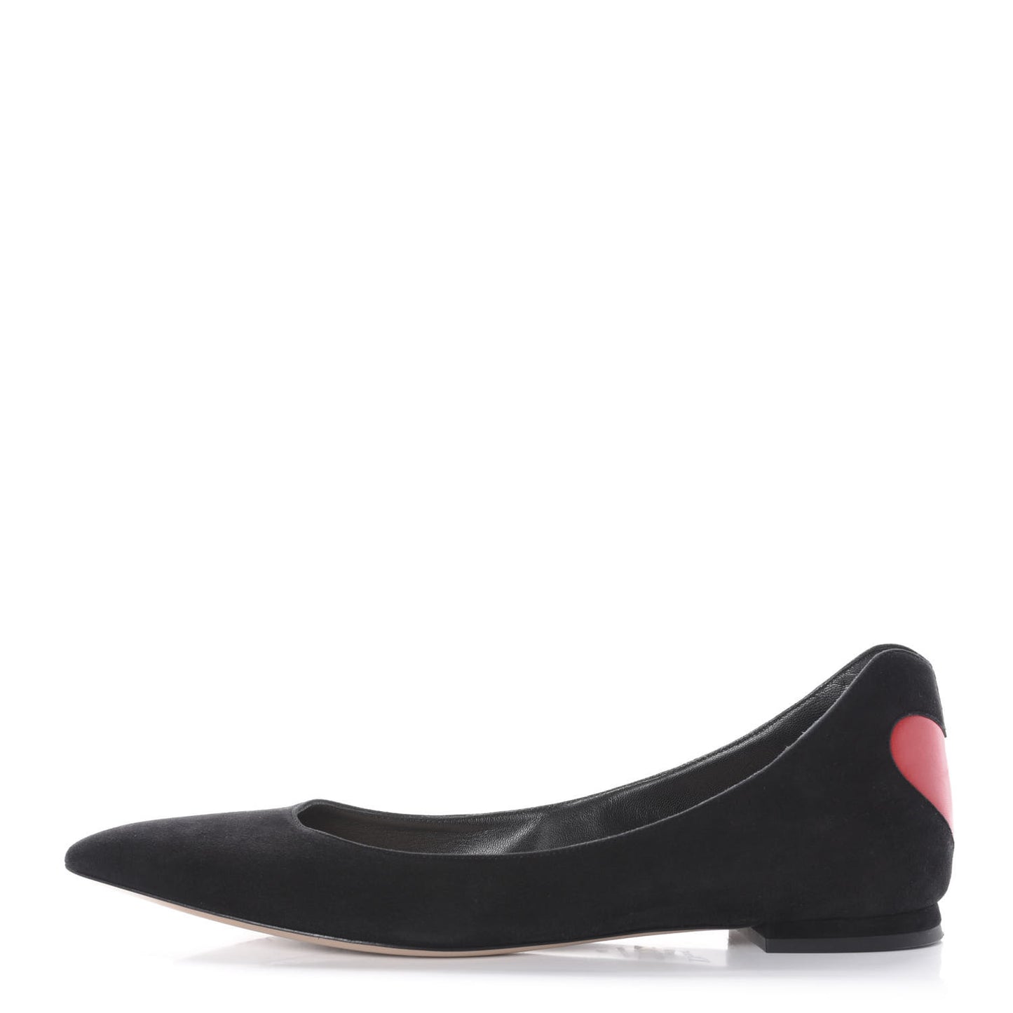 Suede Dior Amour Ballet Flats 41 Black