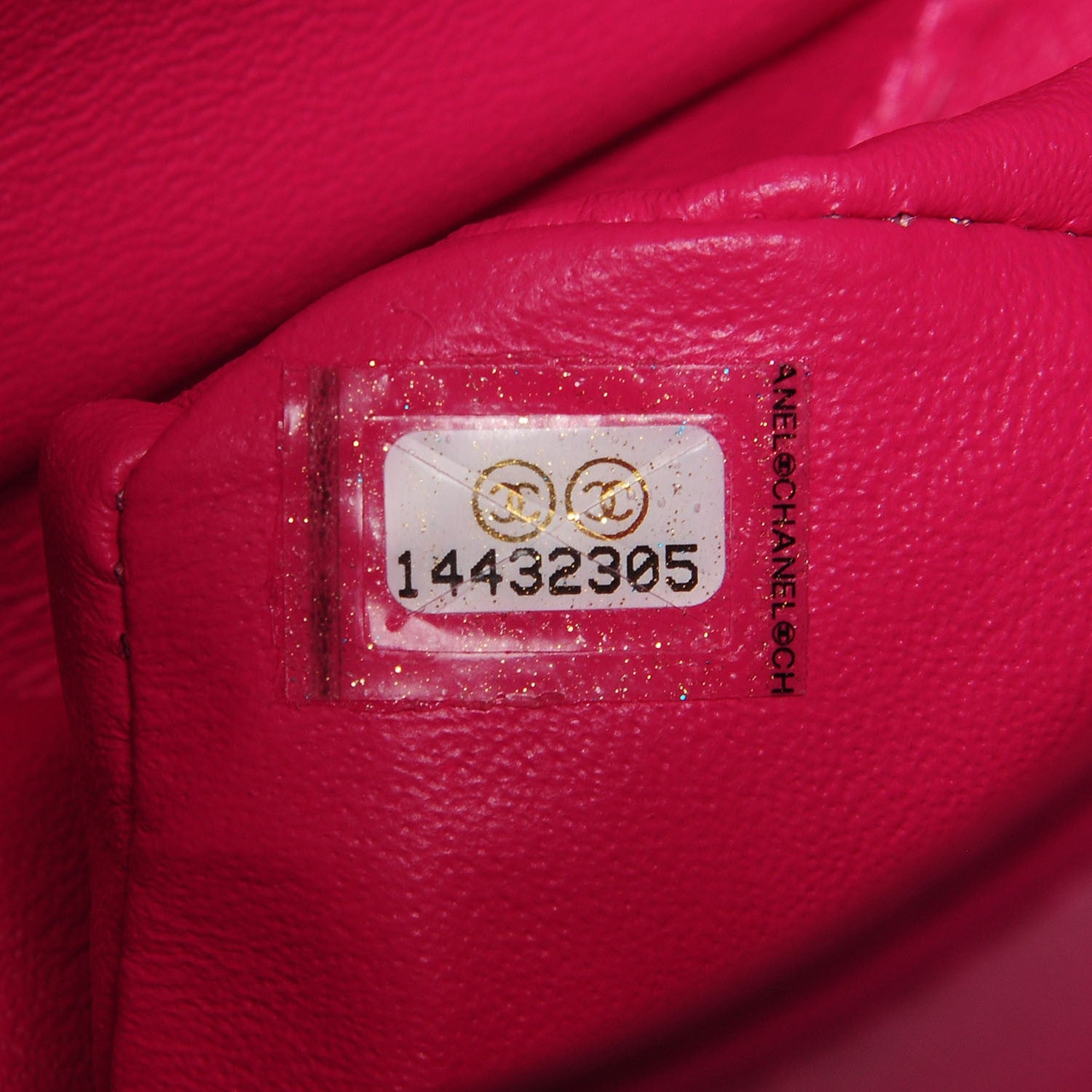 Chanel Patent Quilted Jumbo Double Flap Fuchsia 9 of 9