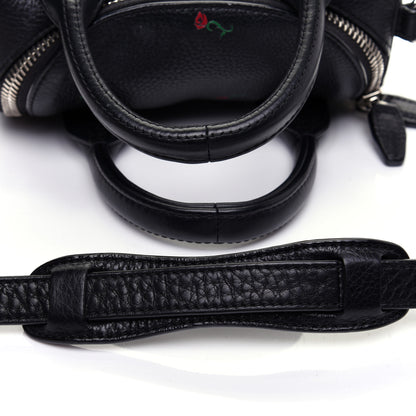 Alexander Wang Pebbled Lambskin Rose Printed Mini Rockie Black Silver Hardware 12 of 12