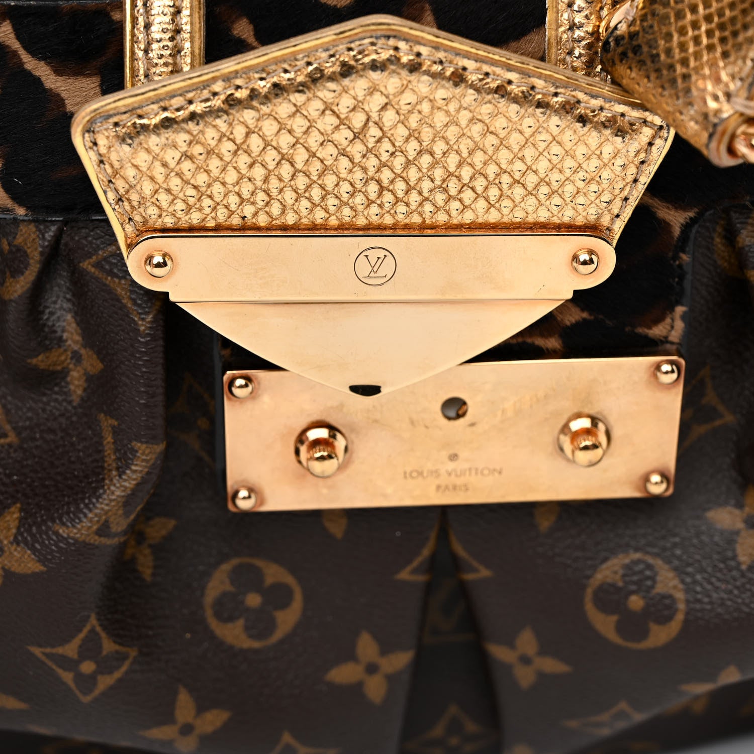 Louis Vuitton Monogram Leopard Polly 10 of 15