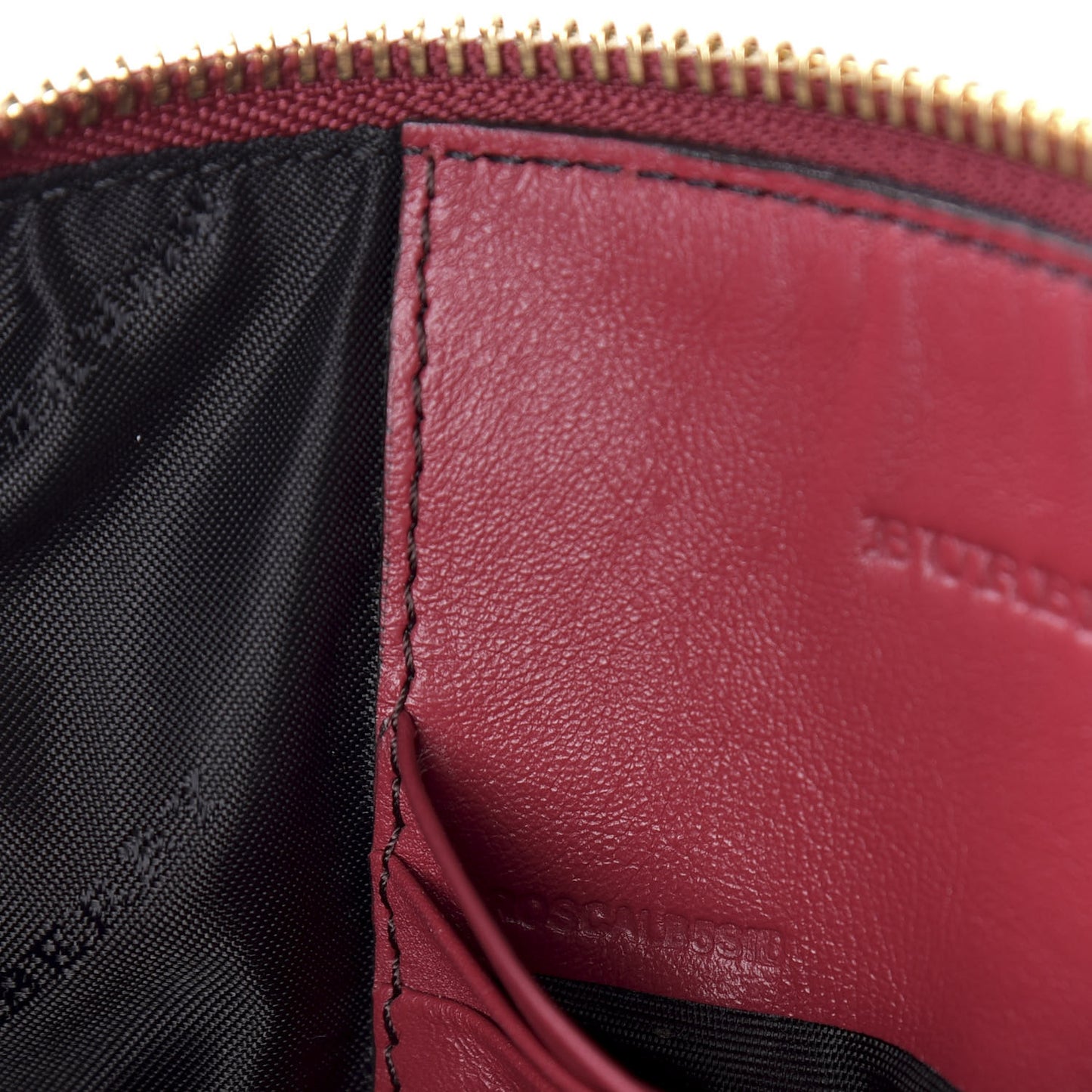 House Check Derby Peyton Crossbody Clutch Bag Russet Red