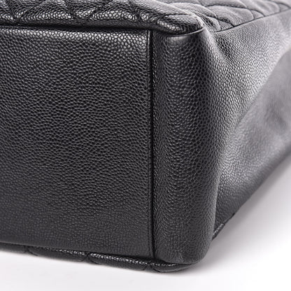 Chanel Caviar Quilted Grand Shopping Tote GST Black 9 of 10