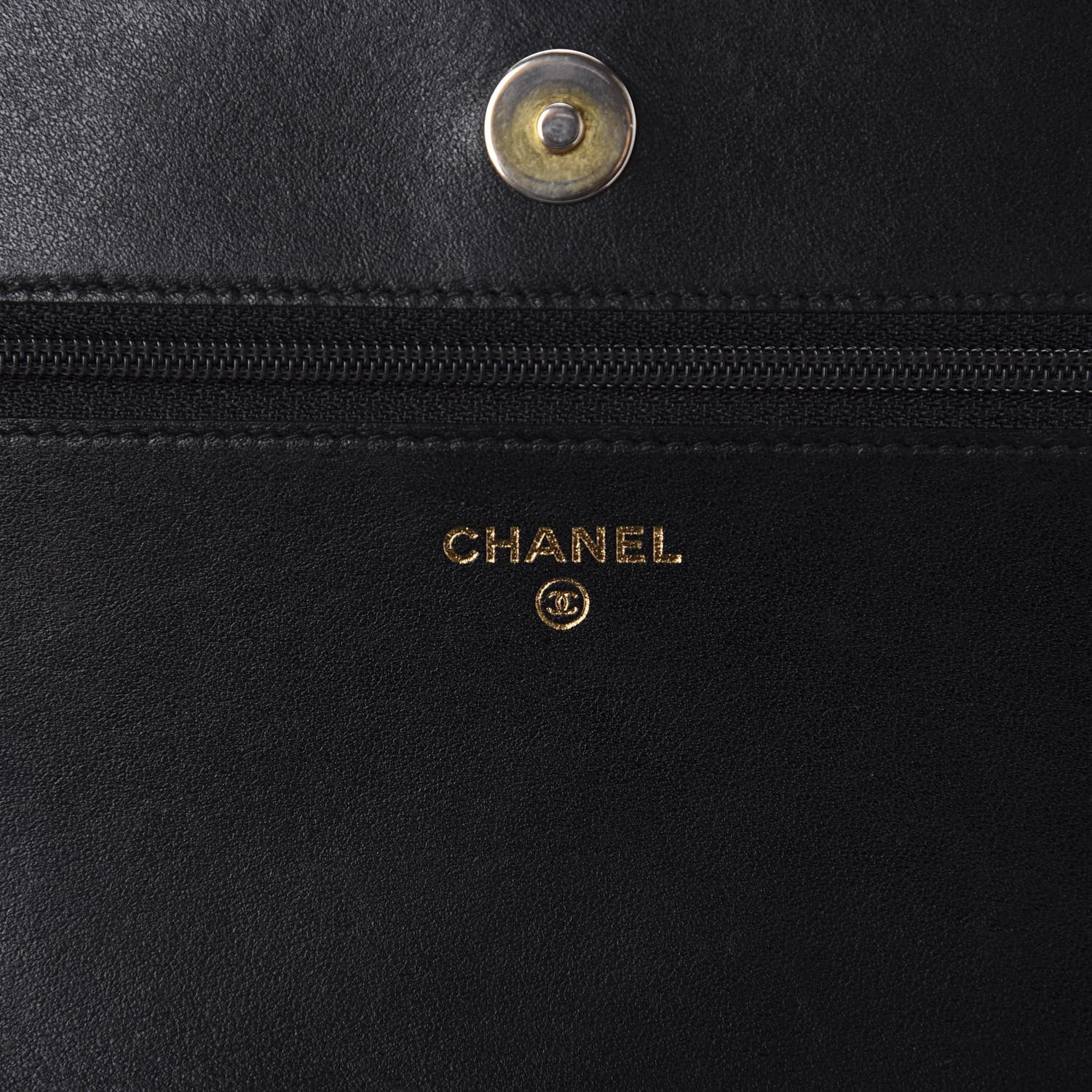 Chanel Caviar Quilted Boy Wallet On Chain WOC Black 8 of 13