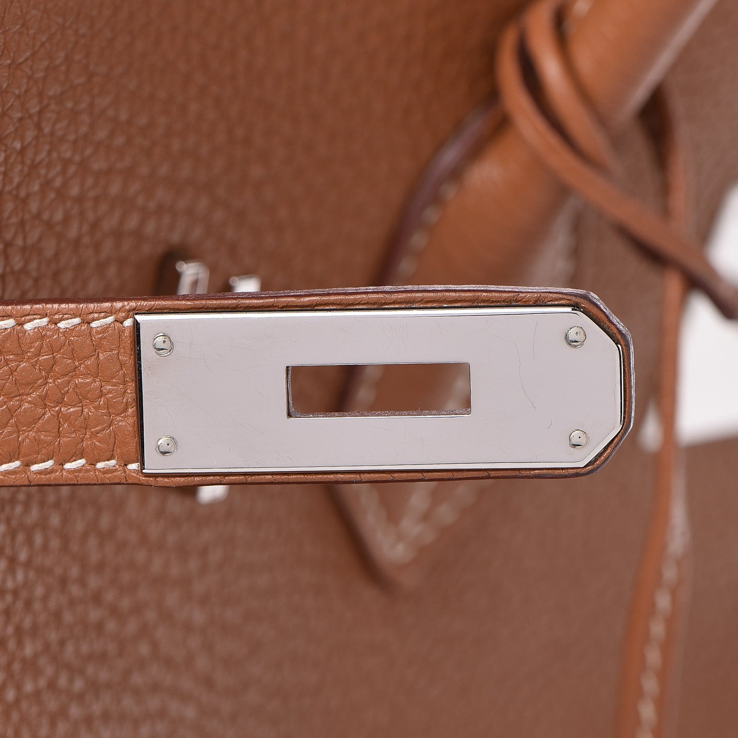 Hermes Taurillon Clemence Birkin 35 Gold 24 of 41