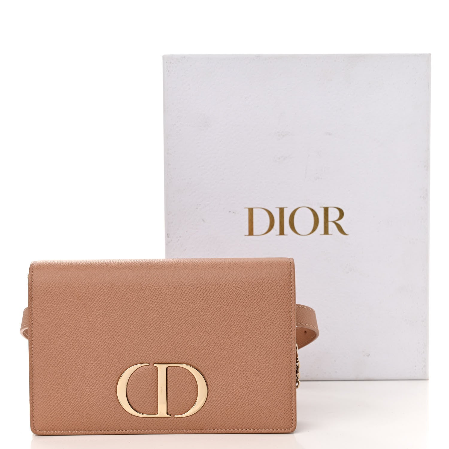 Christian Dior Calfskin 30 Montaigne 2 in 1 Pouch Beige 11 of 11