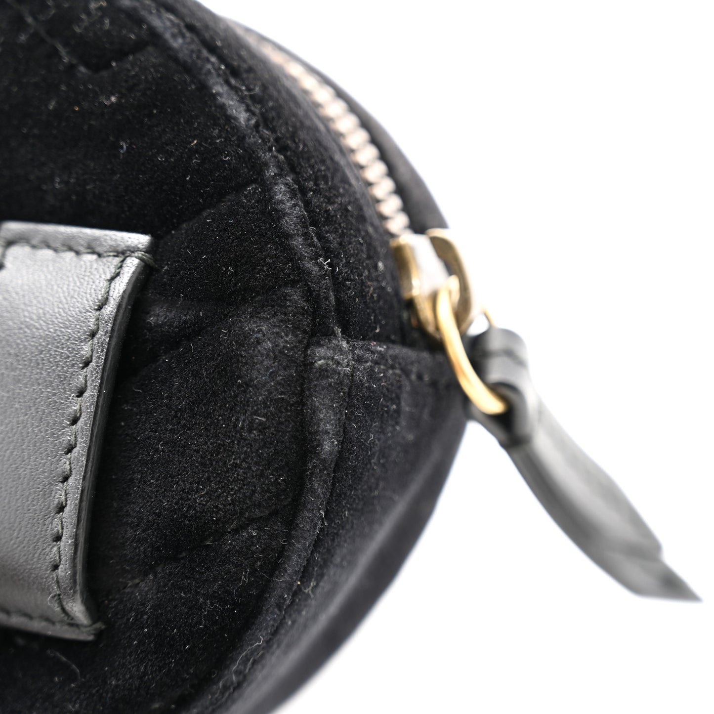 Velvet Matelasse GG Marmont Belt Bag 95 38 Black