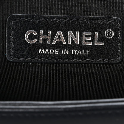 Chanel Lambskin Quilted Medium Boy Flap Black 6 of 11