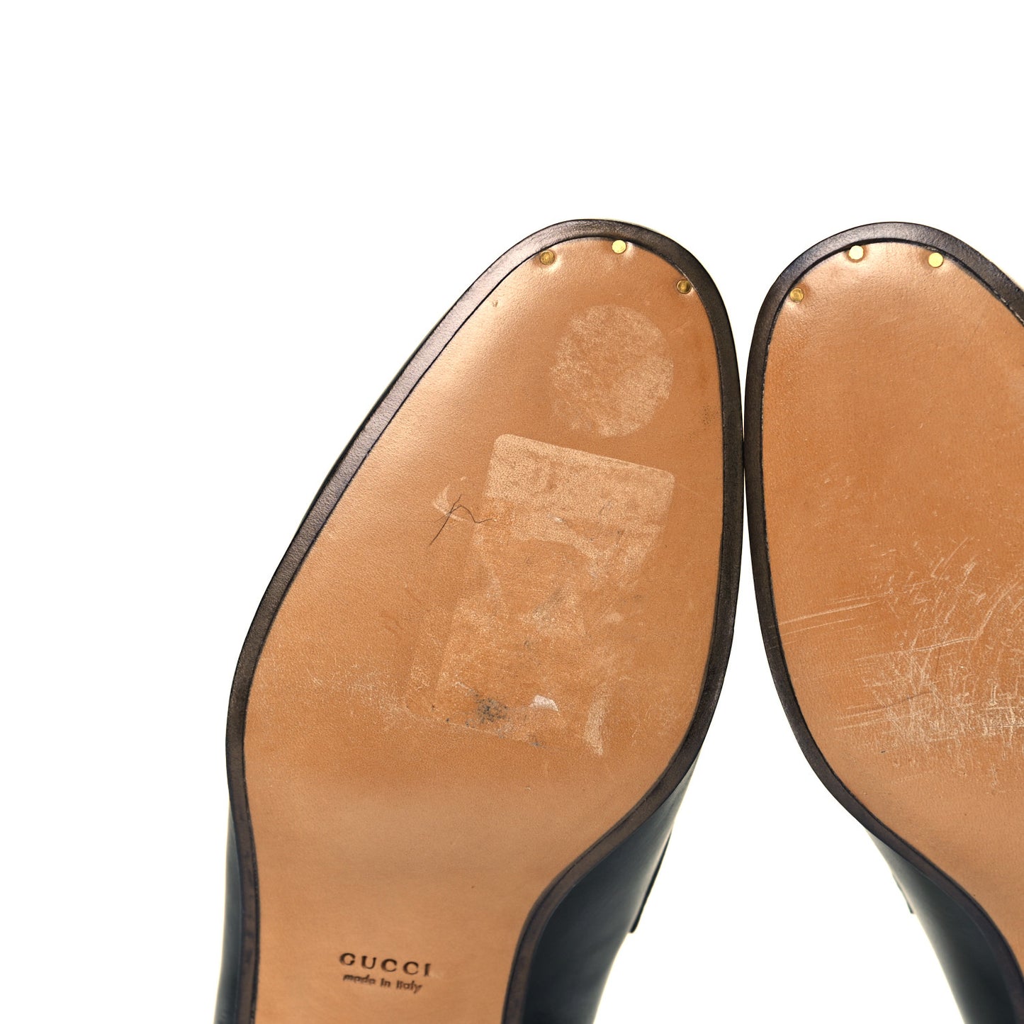 Calfskin Web Interlocking G Tassel Loafers 38.5 Black